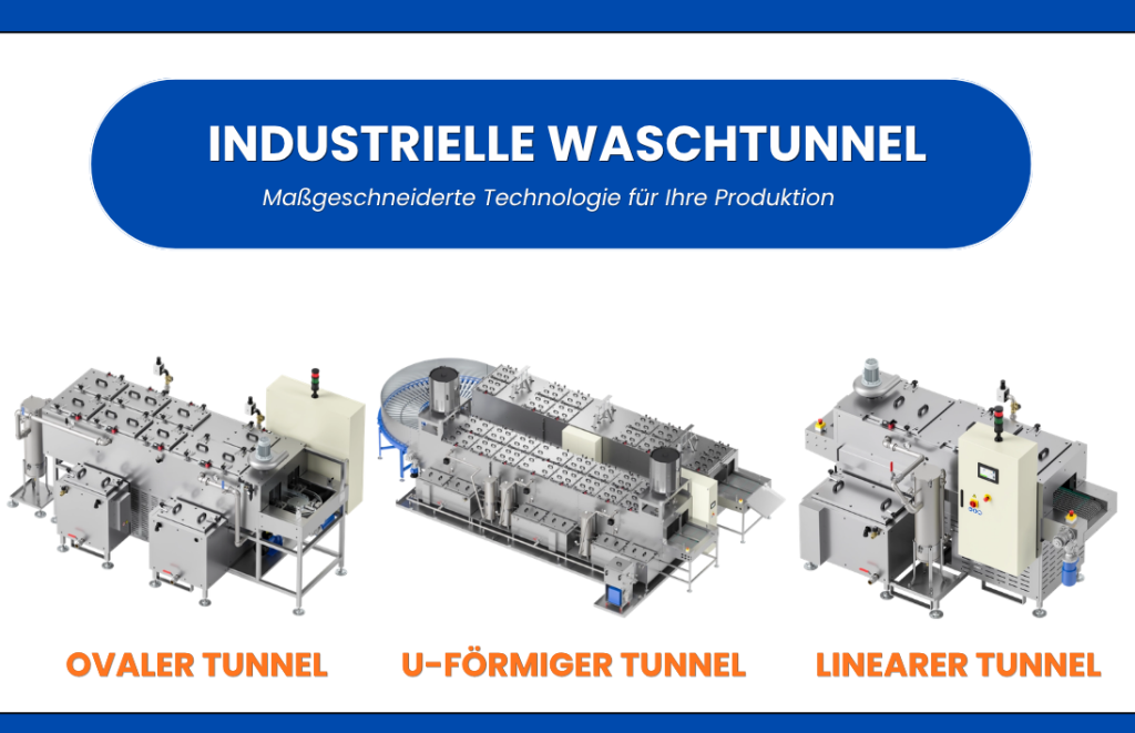Industrielle Waschtunnel